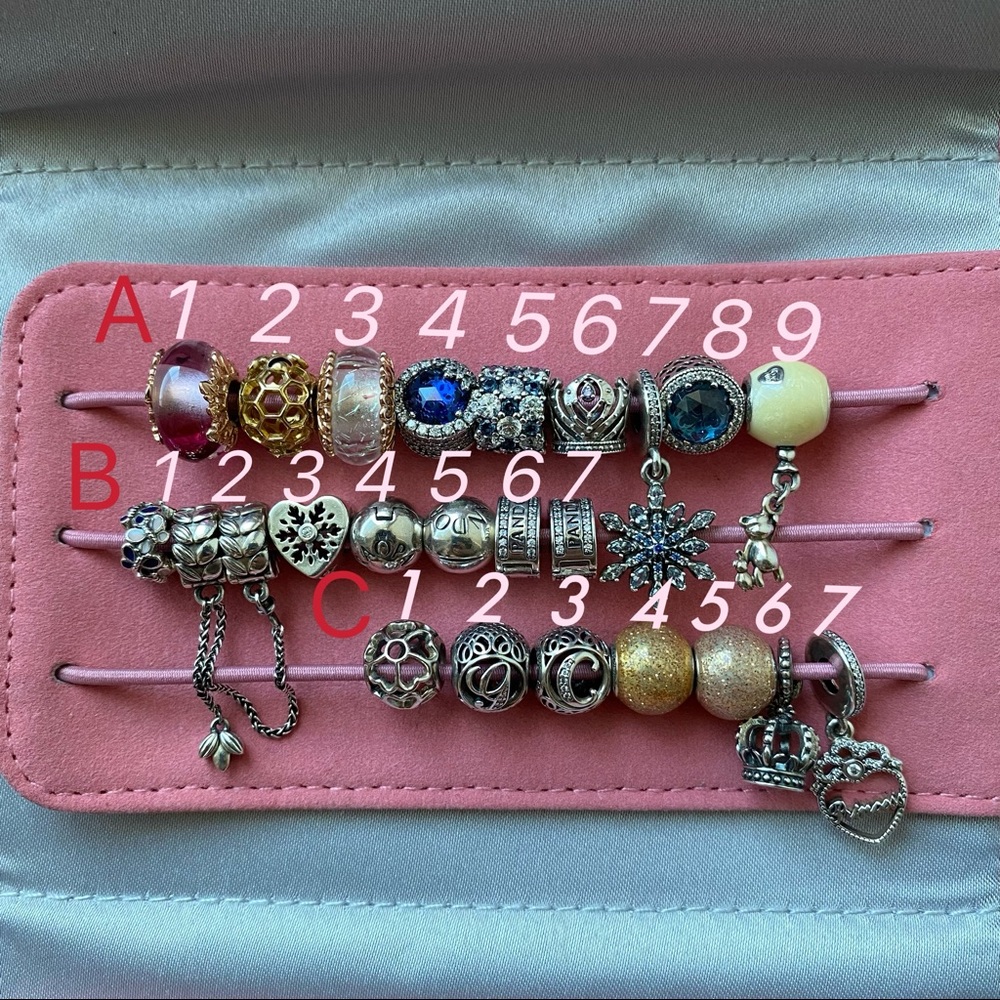 B1-B5 Pandora Charms